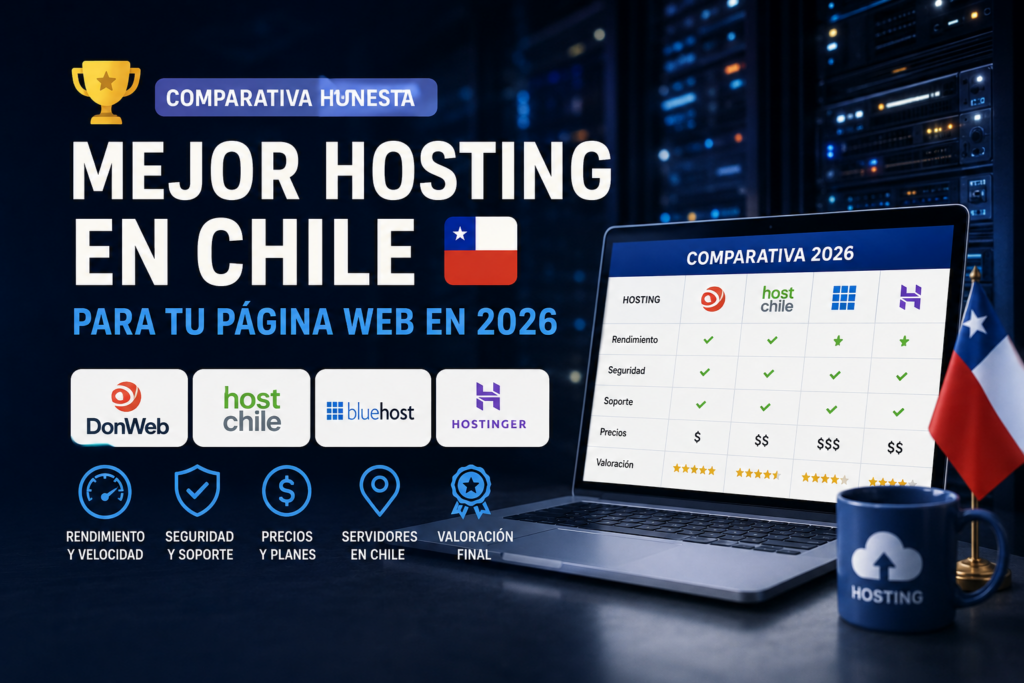 Mejor hosting en Chile para tu página web en 2026: comparativa honesta